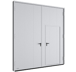 Распашные гаражные ворота 2400x2600